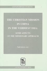 Tapa de The Christian mission in China in the Verbiest era