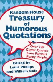 Tapa de Random House treasury of humorous quotations
