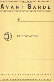 Tapa de Avant Garde No. 0 : Presentation