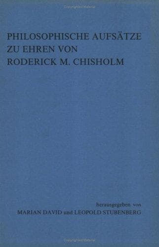 Tapa de Philosophische Aufsätze zu Ehren von Roderick M. Chisholm