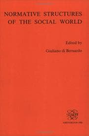 Tapa de Normative structures of the social world