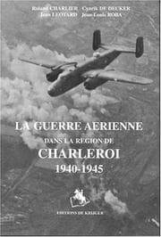 Tapa de La Guerre Ae'rienne Dans La Re'gion De Charleroi