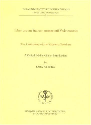 Tapa de Liber usuum fratrum monasterii Vadstenensis =