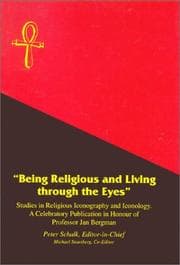 Tapa de Being Religious Iconography and Living Through the Eyes