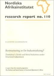 Tapa de Restructuring or de-industrializing?