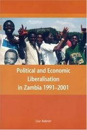 Tapa de Political and economic liberalisation in Zambia, 1991-2001