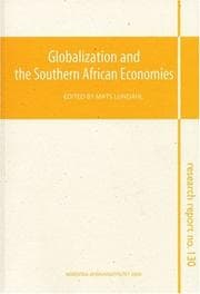 Tapa de Globalization and the Southern African Economies