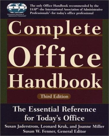 Tapa de Complete office handbook