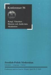 Tapa de Swedish-Polish modernism