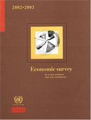 Tapa de Economic Survey of Latin America and the Caribbean 2002-2003 (CD-ROM Included)