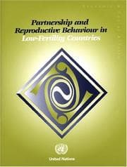 Tapa de Partnership and Reproductive Bahaviour in Low-Fertility Countries (Population Studies)