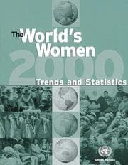Tapa de The world's women, 2000 : trends and statistics