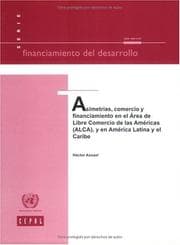 Tapa de Asimetrías, Comercio y Financiamiento en el Area de Libre Comercio de las Américas (ALCA), y en América Latina y el Caribe