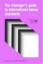 Tapa de The manager's guide to international labour standards