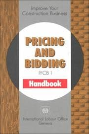 Tapa de Pricing and bidding (IYCB 1) handbook