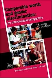 Tapa de Comparable worth and gender discrimination