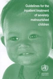 Tapa de Guidelines for the inpatient treatment of severely malnourished children