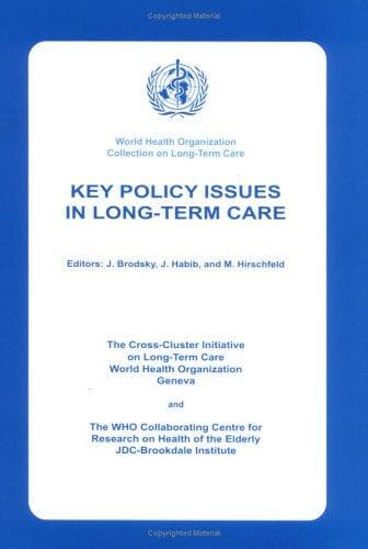 Tapa de Key policy issues in long-term care