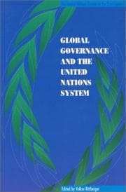 Tapa de Global governance and the United Nations system