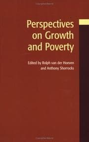 Tapa de Perspectives on growth and poverty