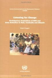 Tapa de Listening for change