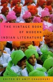 Tapa de The Vintage Book of Modern Indian Literature