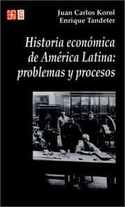 Tapa de Historia económica de América Latina