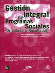 Tapa de Gestión Integral de Programas Sociales Orientada a Resultados