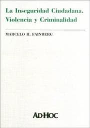 Tapa de La inseguridad ciudadana