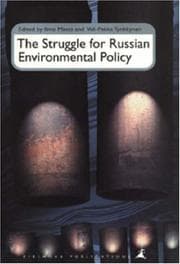 Tapa de The Struggle for Russian environmental policy