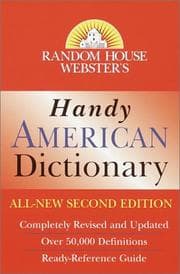 Tapa de Random House Webster's handy American dictionary