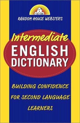Tapa de Random House Webster's intermediate English dictionary