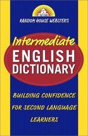 Tapa de Random House Webster's intermediate English dictionary