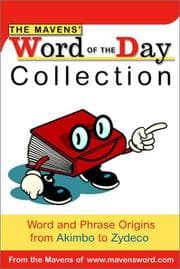 Tapa de The mavens' word of the day collection