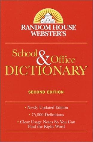 Tapa de Random House Webster's school & office dictionary