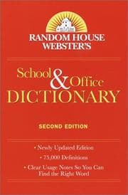 Tapa de Random House Webster's school & office dictionary