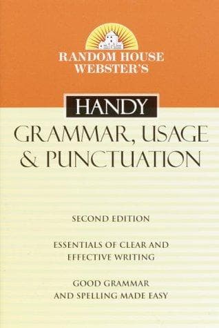 Tapa de Random House Webster's handy grammar, usage & punctuation