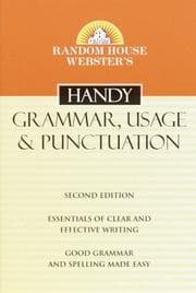 Tapa de Random House Webster's handy grammar, usage & punctuation