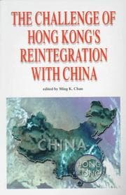 Tapa de The Challenge of Hong Kong's Reintegration With China