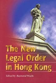 Tapa de New Legal Order in Hong Kong