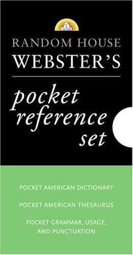 Tapa de Random House Webster's Pocket Reference Boxed Set