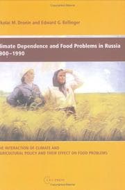 Tapa de Climate Dependence and Food Problems in Russia, 1900-1990
