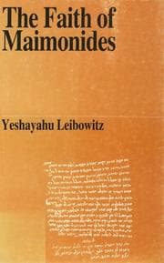 Tapa de The Faith of the Maimonides (Jewish Thought)