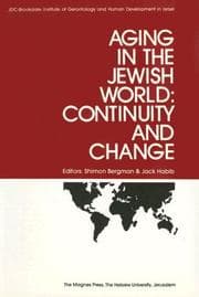 Tapa de Aging in the Jewish world