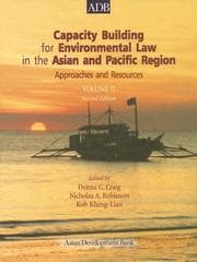 Tapa de Capacity building for environmental law in the Asian and Pacific region