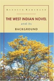 Tapa de The West Indian novel and its background