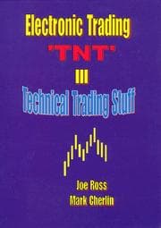 Tapa de Electronic Trading "TNT" III Technical Trading Stuff