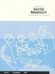 Tapa de Introduction to Social Research