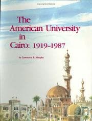 Tapa de The American University in Cairo, 1919-1987