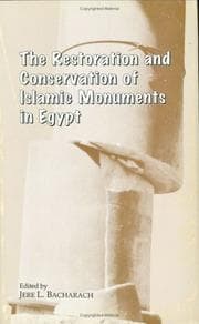 Tapa de The restoration and conservation of Islamic monuments in Egypt